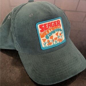Brixton Teal Corduroy Hat